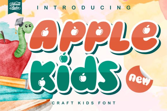Apple Kids Display Font for Playful Digital Campaigns
