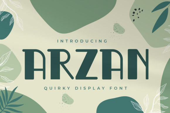 Arzan Font Review: Playful Display for Creative Projects