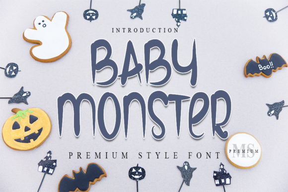 Baby Monster: A Spooky Display Font for Halloween Branding