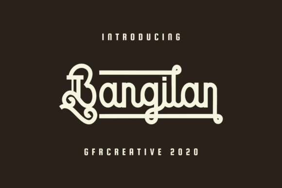 Bangilan Display Font for High-Impact Campaign Design