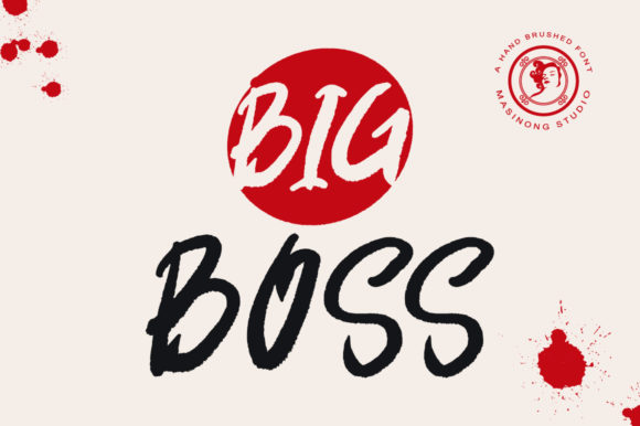Big Boss: The Bold Display Font for Professional Brand Identity