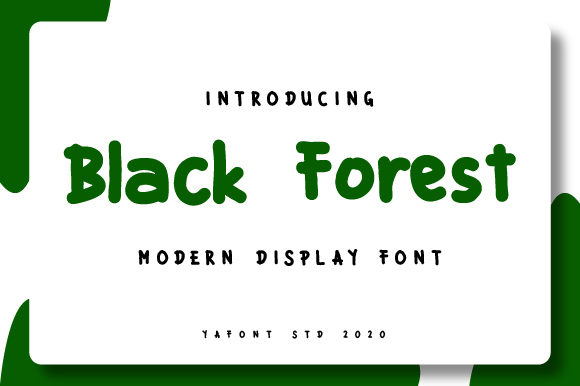 Black Forest Display Typeface Review for Makers