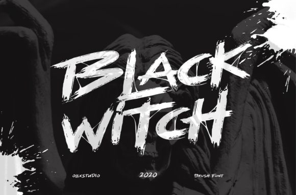 Black Witch Display Font Review for Editorial Design