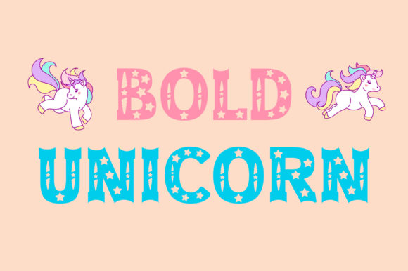 Bold Unicorn: The Sweet and Playful Display Font for Kids’ Designs