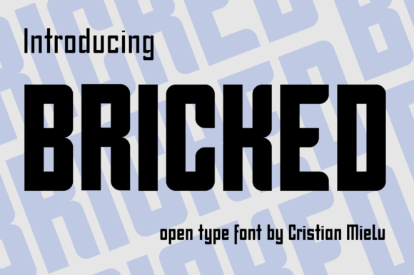 Bricked Font Review: Bold Display for Modern Branding