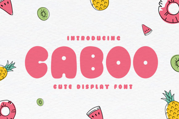 Caboo: The Cute Chubby Display Font for Playful Digital Branding