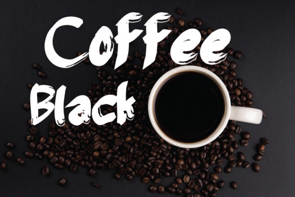Coffee Black: A Casual Brush Font for Bold Brand Identity