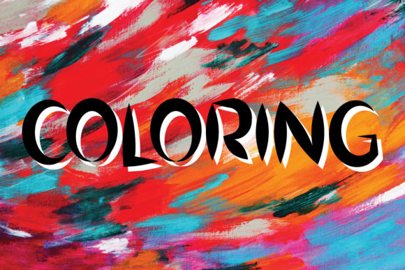 Coloring Typeface for Bold Brand Identity and Creative Projects
