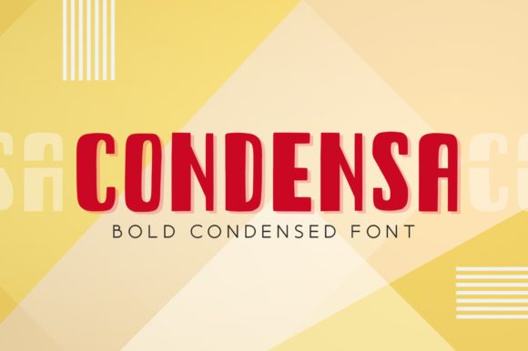 Condensa Typeface: A Minimalist Display Font for Editorial Design