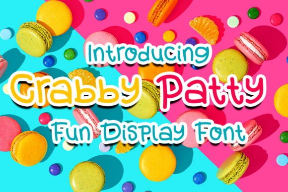 Crabby Patty: A Quirky Display Font for Standout Branding