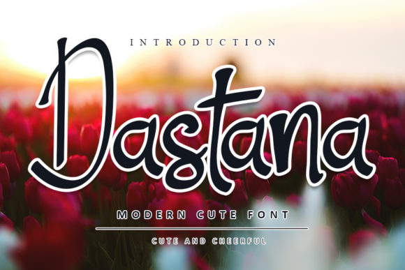 Dastana Display Font for Editorial Design