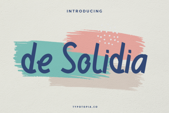 De Solidia: A Simple Display Font for Standout Branding