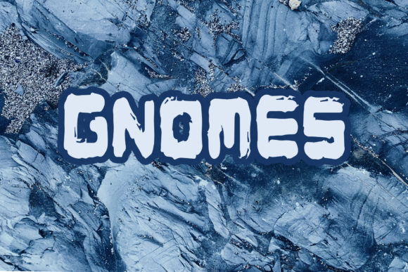 Gnomes: A Playful Display Font for Whimsical Brand Identity