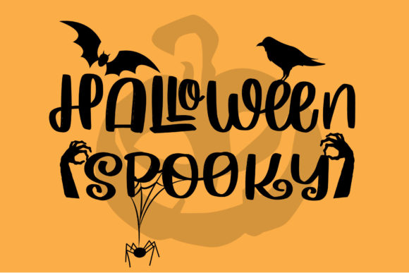 Halloween Spooky Typeface for Viral October Campaigns