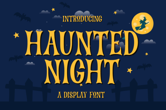Haunted Night Free Download: The Ultimate Halloween Display Font