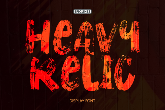 Heavy Relic Typeface Review for Crafters and Sellers