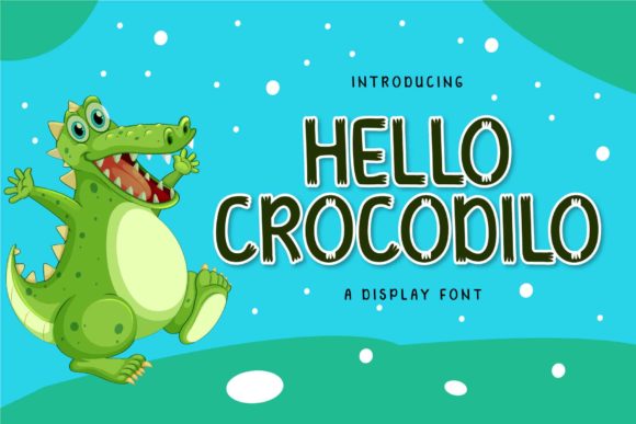 Hello Crocodilo: The Ultimate Free Display Font Download
