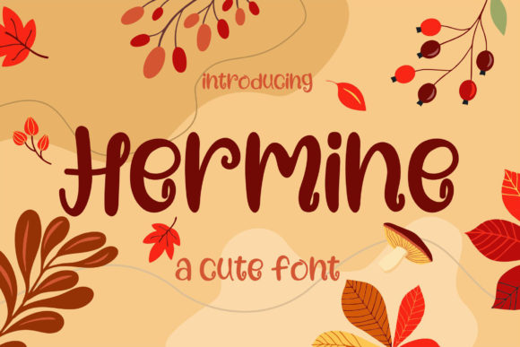 Hermine: A Fun Display Font for Standout Editorial Design