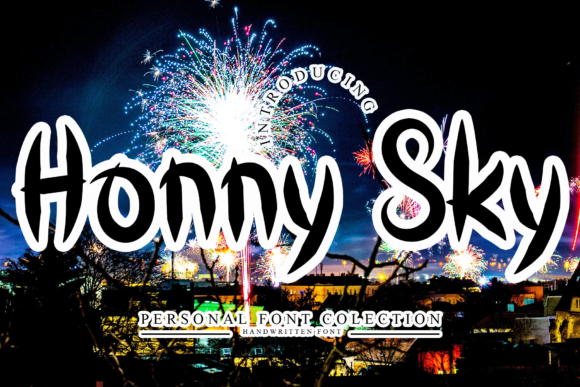 Honny Sky: A Trendy Display Font for Polished Brand Identity