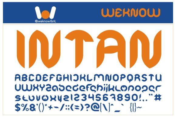 Intan Display Font for Urban Campaign Visuals