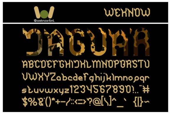 Jaguar Typeface: A Sharp Display Font for High-Impact Campaigns