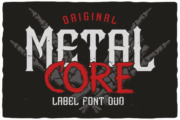 Metal Core: The Bold Display Typeface for Standout Branding