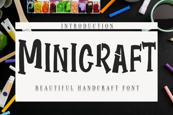 Minicraft: The Quirky Display Font for Polished Small Business Branding