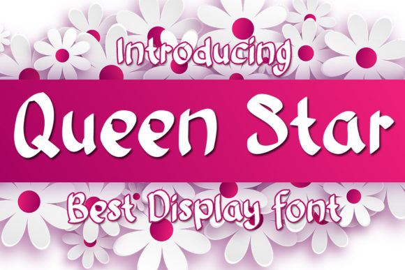 Queen Star Display Font for Editorial Design and Branding