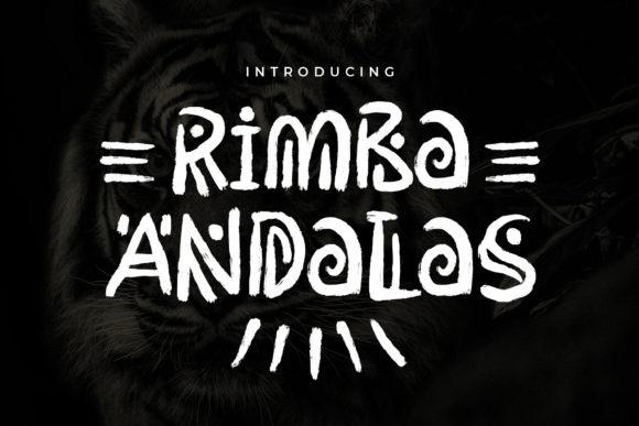 Rimba Andalas Typeface for Tribal Brand Identity