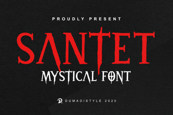 Santet: The Bold Display Font for Standout Branding