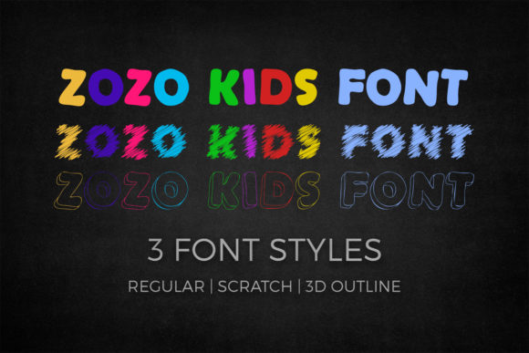 ZoZo Kids: The Playful Display Font for Engaging Editorial Design